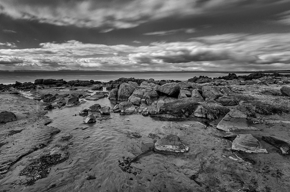 Long exposure seascape, Longniddry Bents, Scotland