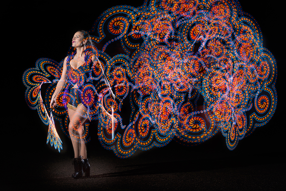 Long exposure photography with LED's