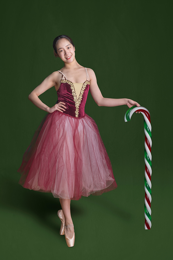 Dancer, candy cane, Christmas theme