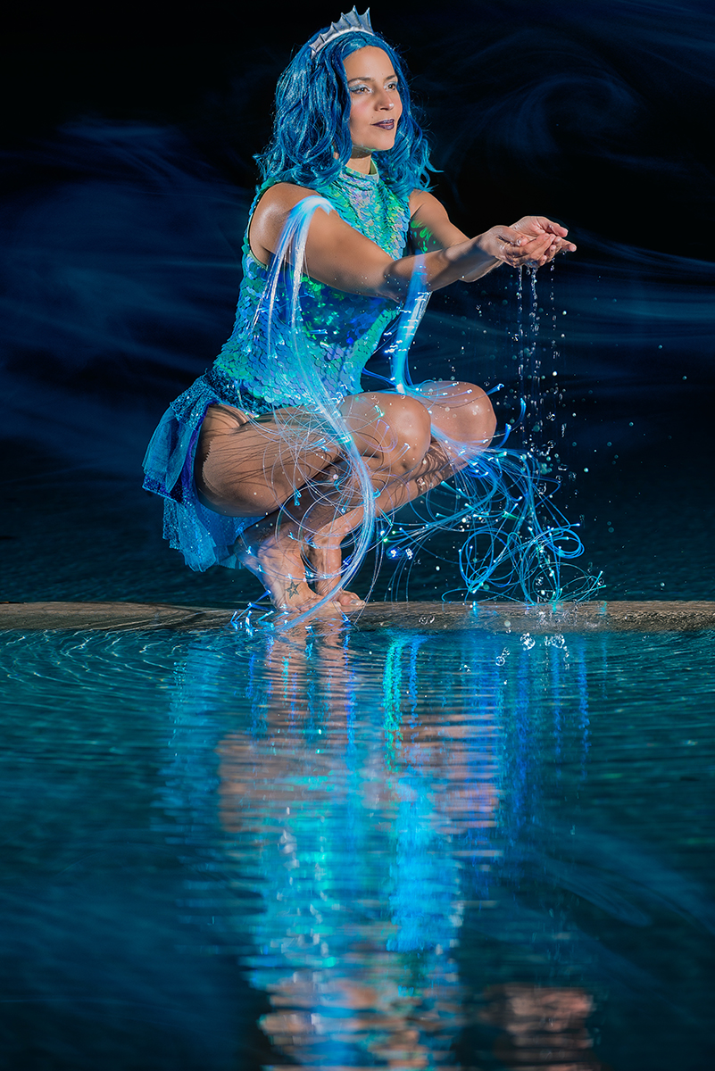 Water spirit with pool reflection, image no 2