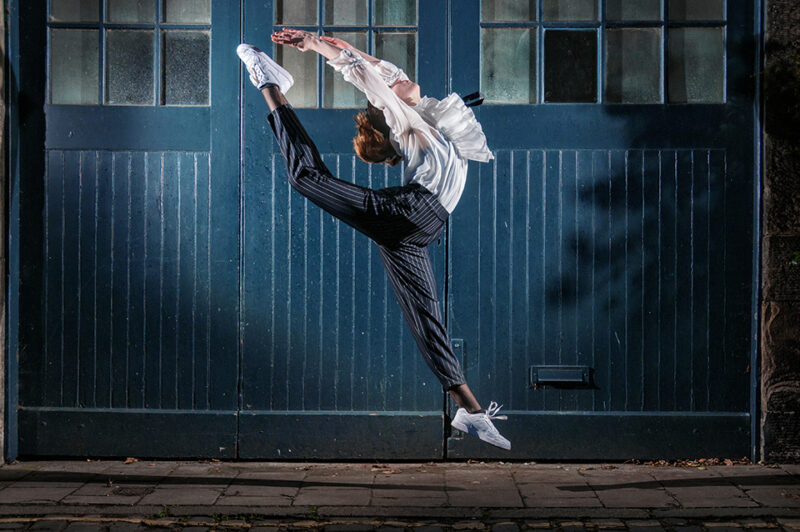 Dancer in Circus Lane, Stockbridge, Edinburgh