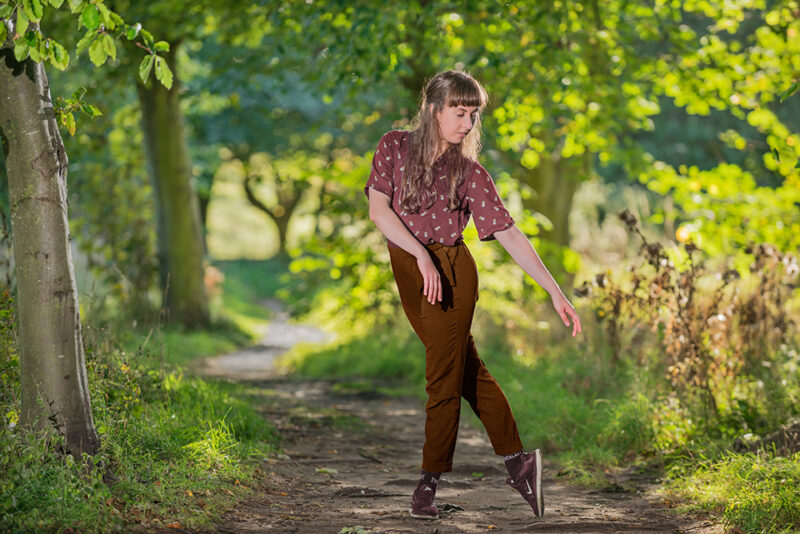 Dancer Jorja at Holyrood Park